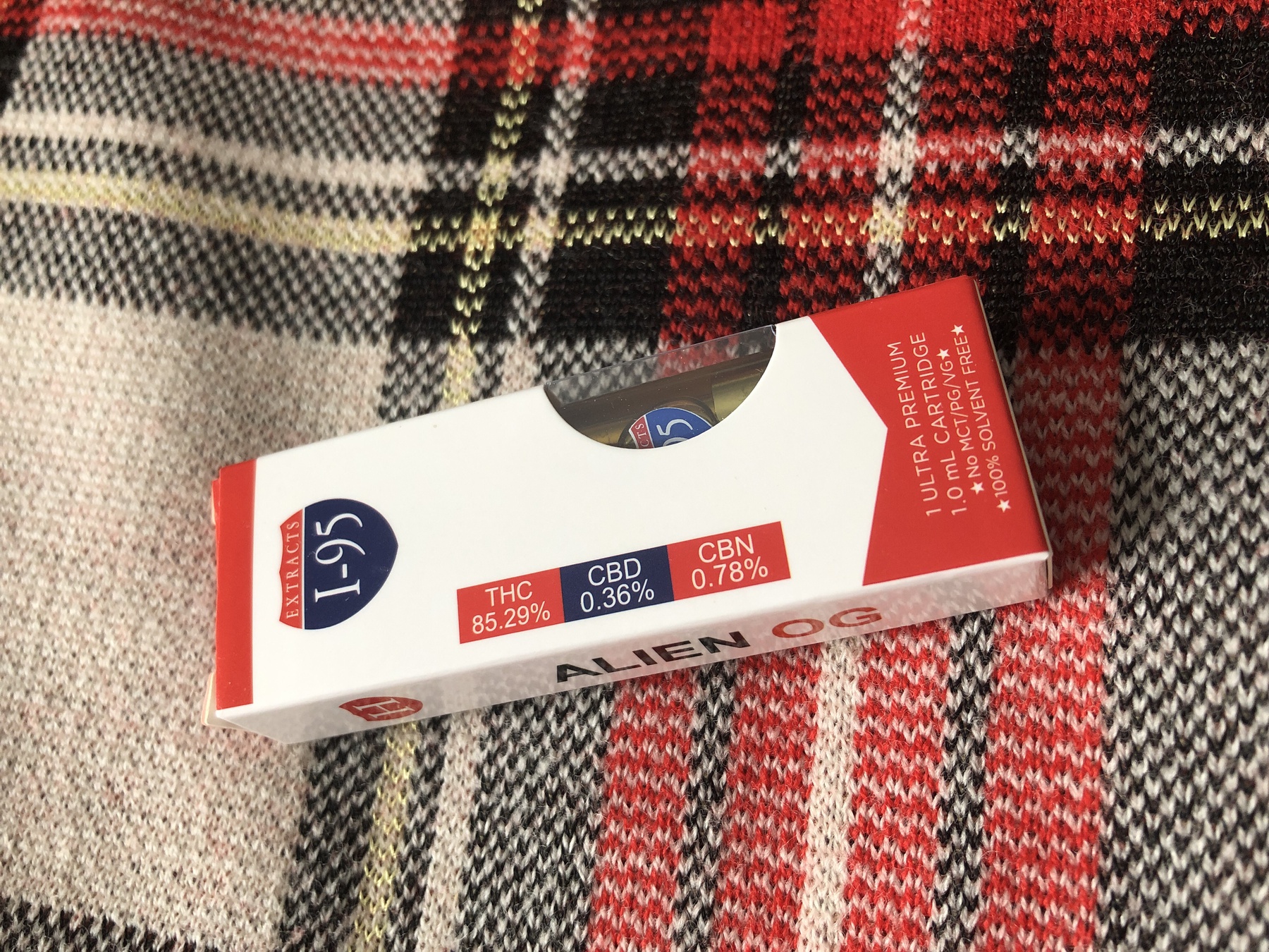Alien OG 1.0 Cartridge (I-95 Brand) Product image