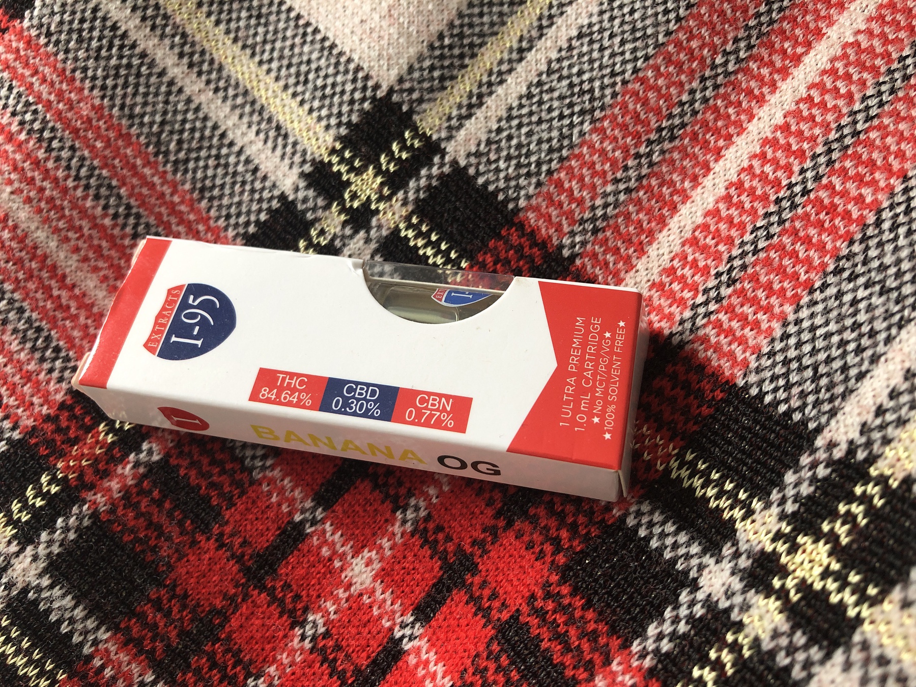 Banana OG 1.0 Cartridge (I-95 Brand) Product image