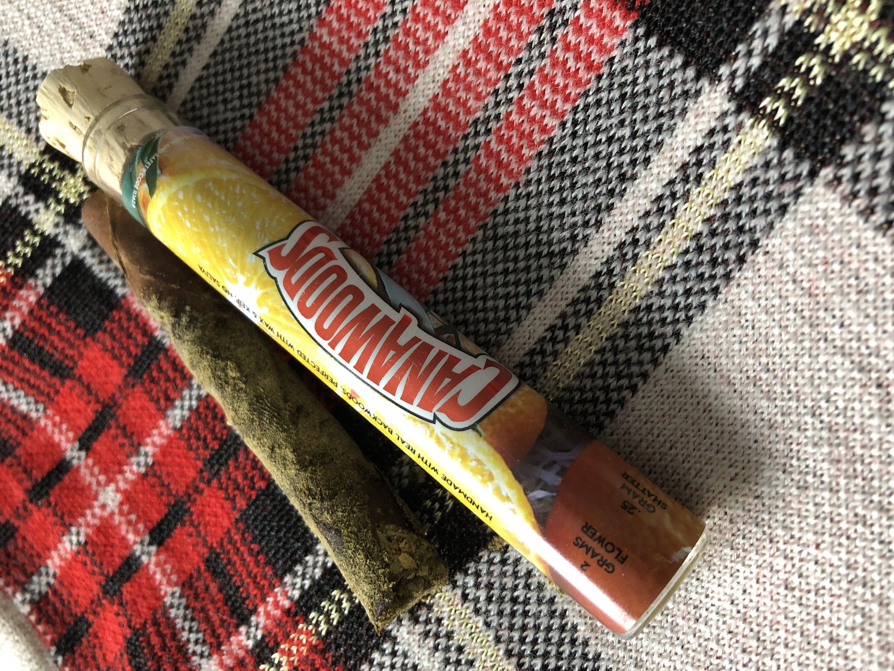 Cannawoods Novelty Blunt (Many Strains Available) 2 g Flower - 0.25 g Shatter - 0.25 Kief Blunt Product image