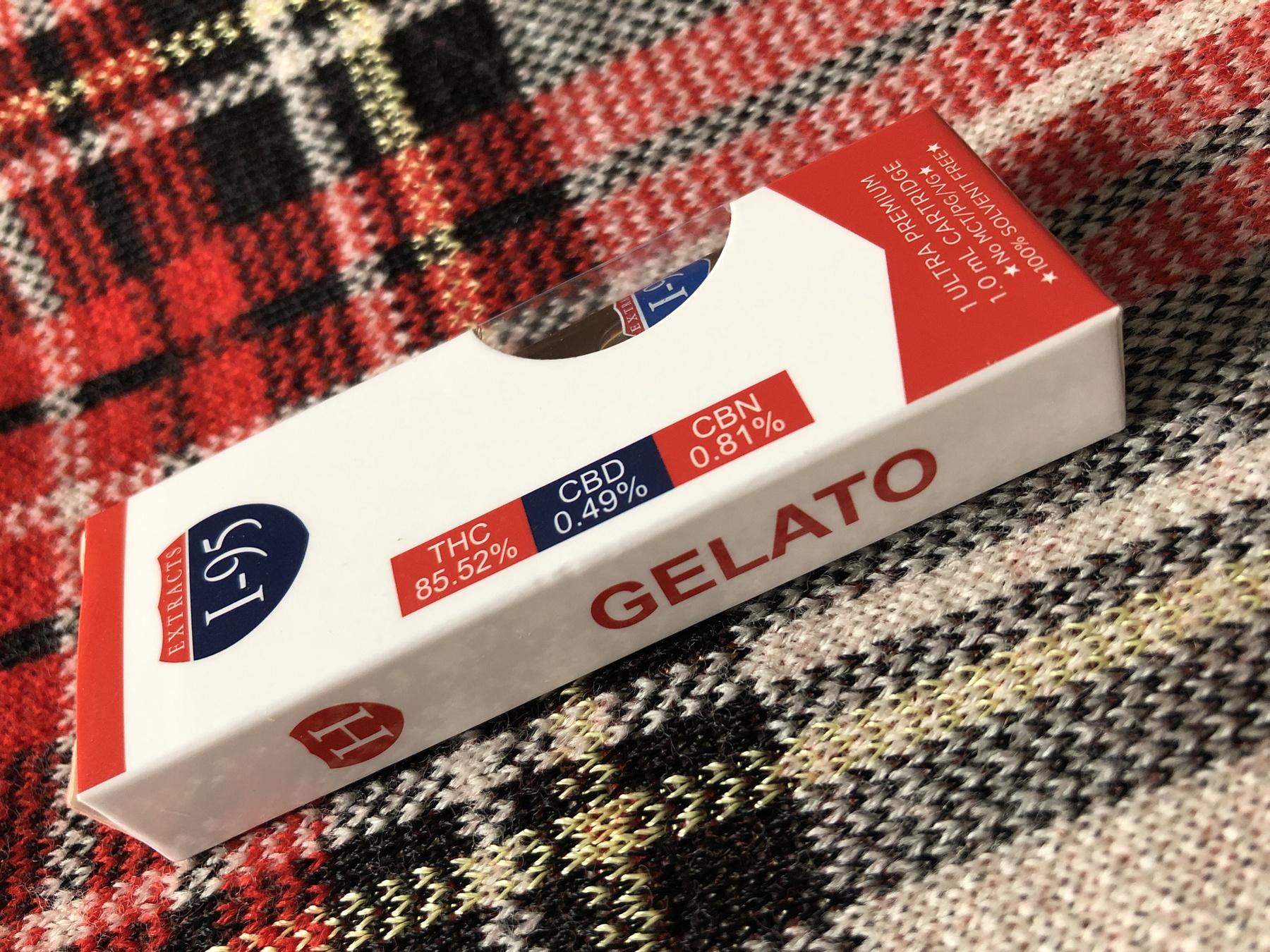 Gelato 1.0 Cartridge (I-95 Brand) Product image