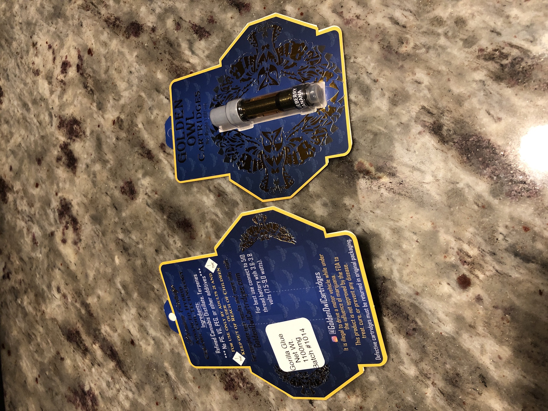 Gorilla Glue 1.0 Cartridge (Golden Owl Brand) Product image