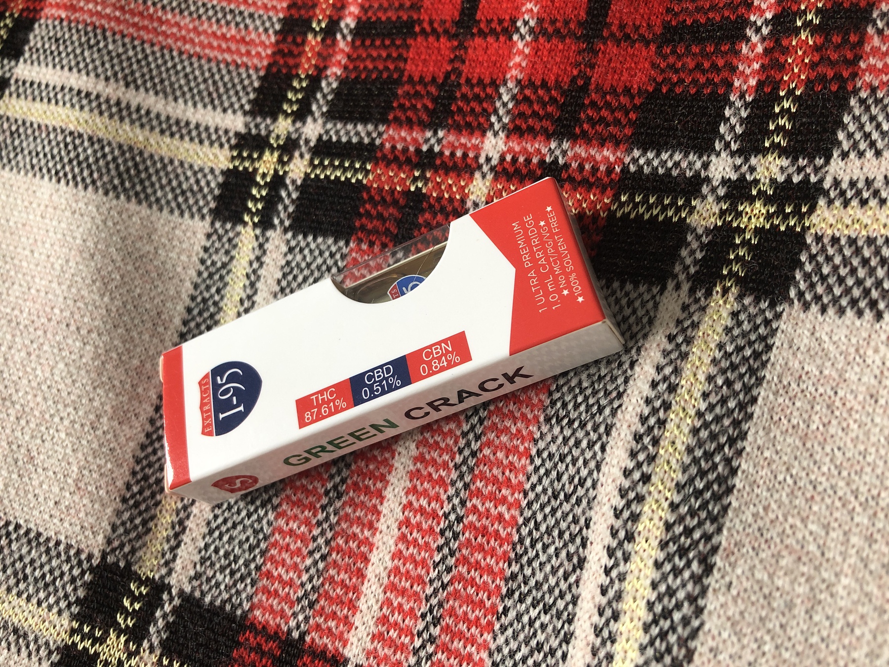 Green Crack 1.0 Cartridge (I-95 Brand) Product image