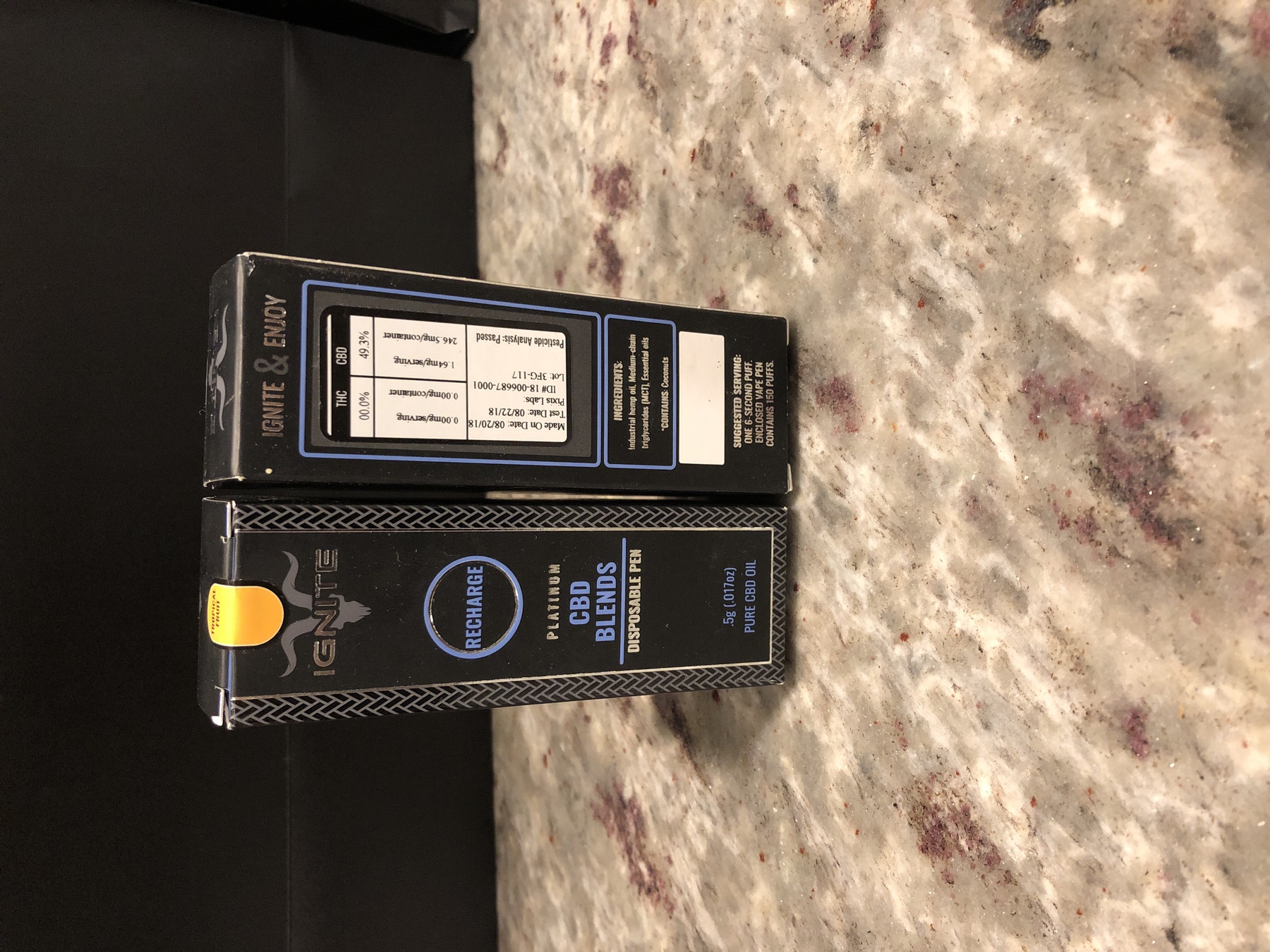 Ignite Premium CBD Disposable Pen - Tropical Fruit Product image