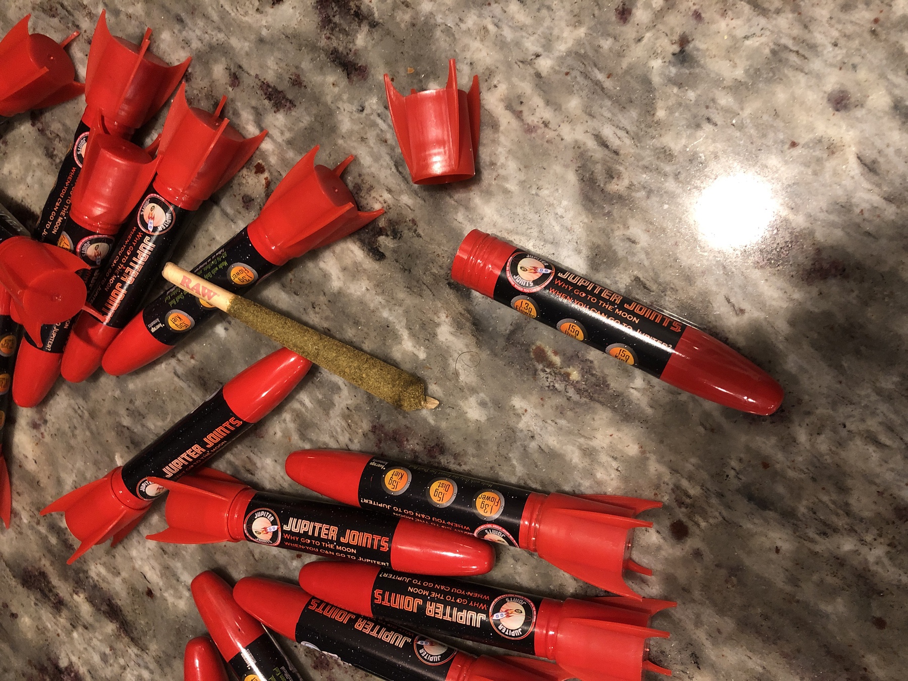 Jupiter Joint Cinex Sativa Rocket Distillate/Kief Pre-Rolled Joint Product image
