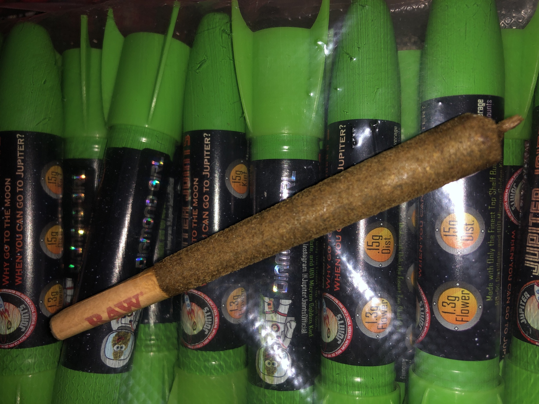 Jupiter Joint Diamond Girl Sativa Rocket Distillate/Kief Pre-Rolled Joint Product image