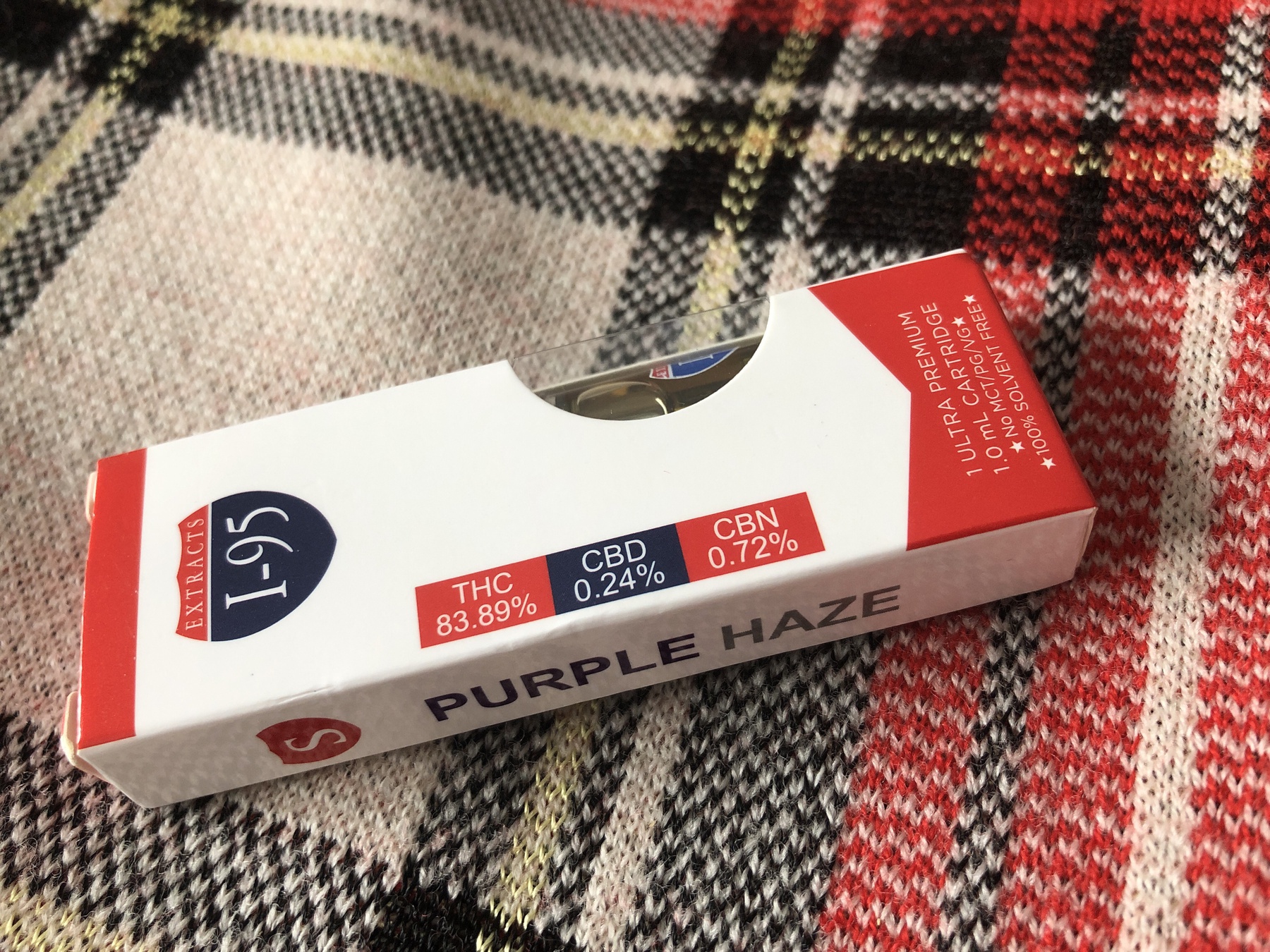 Purple Haze 1.0 Cartridge (I-95 Brand) Product image