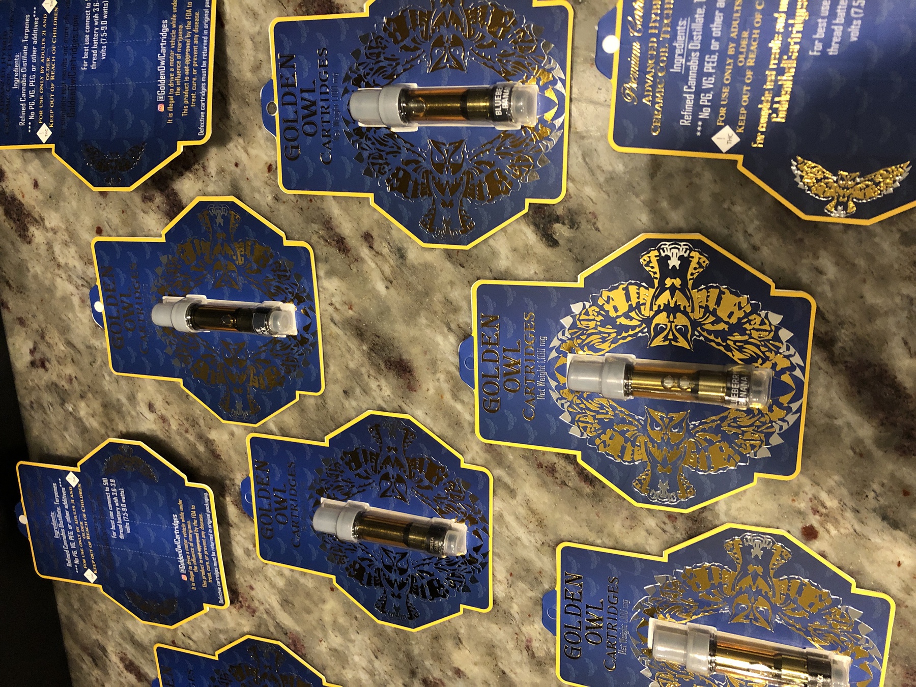 San Fernando Valley OG Kush 1.0 Cartridge (Golden Owl Brand) Product image