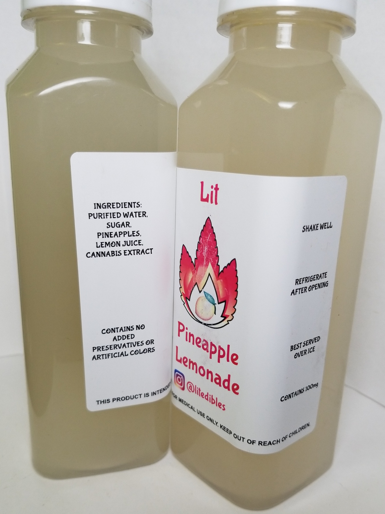 100mg LIT Lemonade- Pineapple Product image