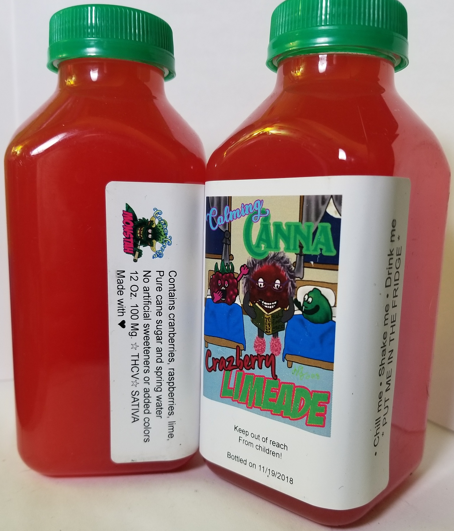 100mg Monstah Limeade- Cranberry Product image