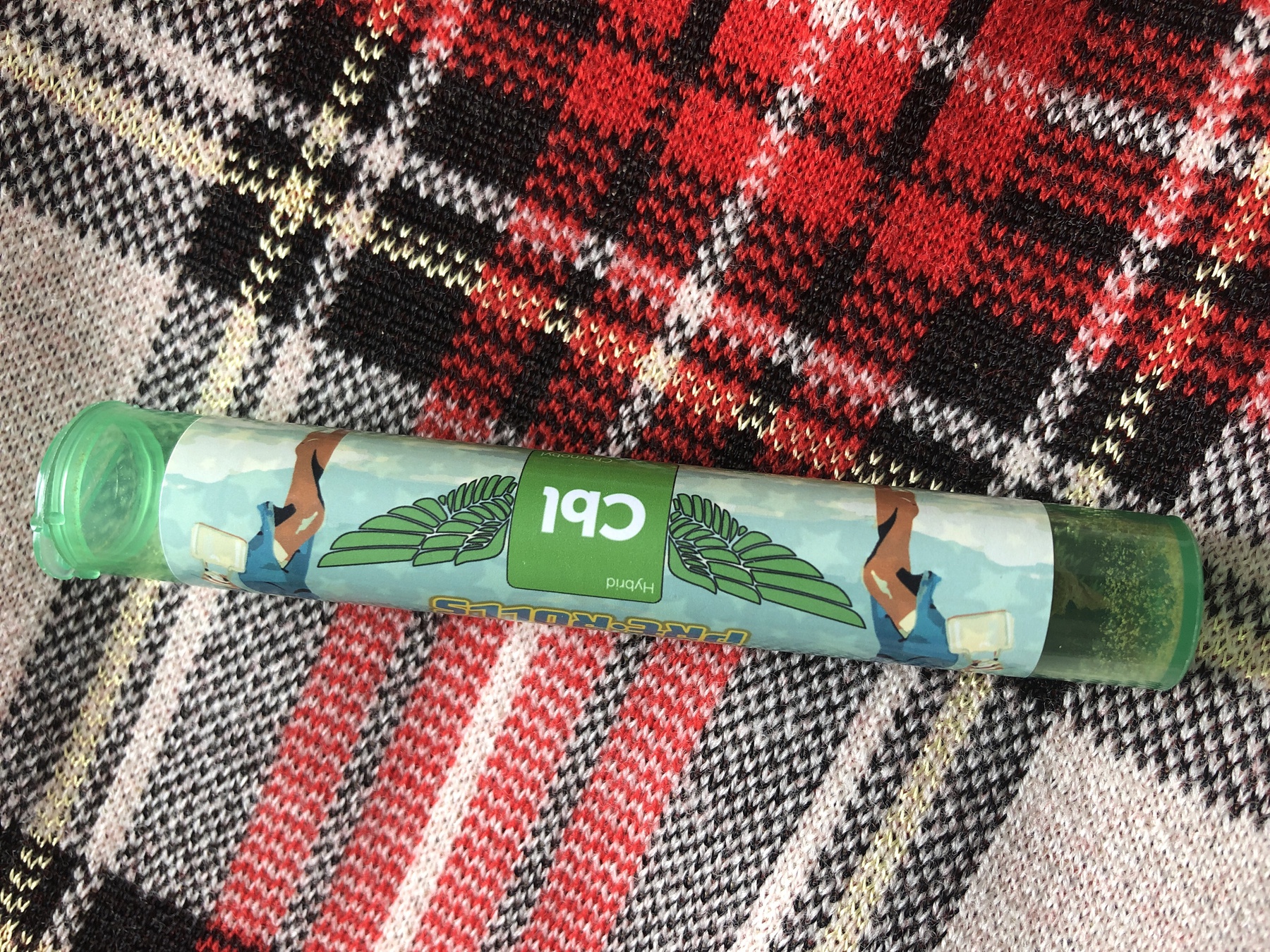Private JET Chernobyl Sativa Dominant Distillate/Kief wrapped Pre-Rolled Joint Product image