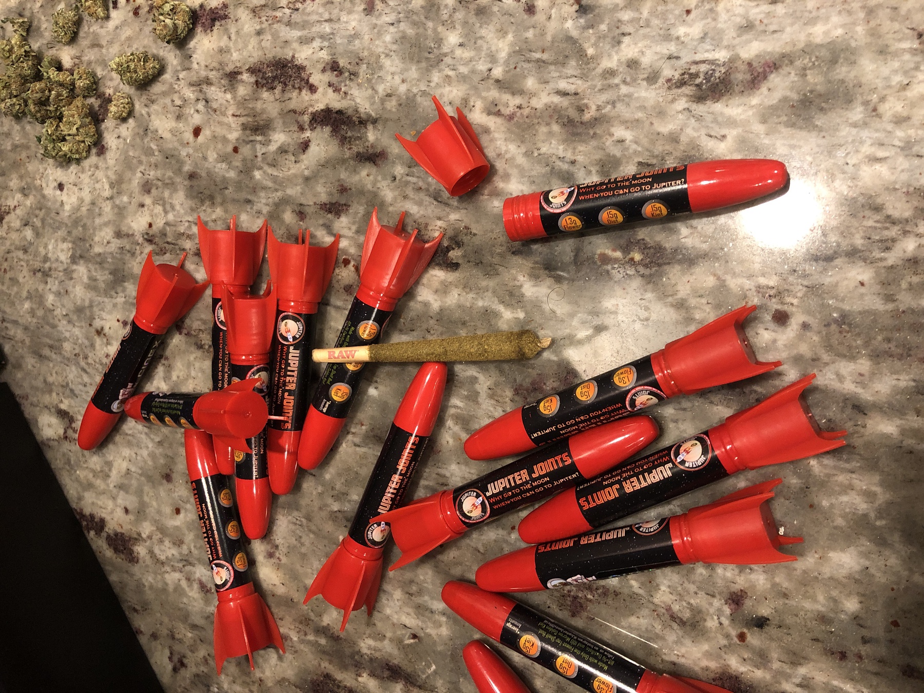 Jupiter Joint Cinex Sativa Rocket Distillate/Kief Pre-Rolled Joint Product image