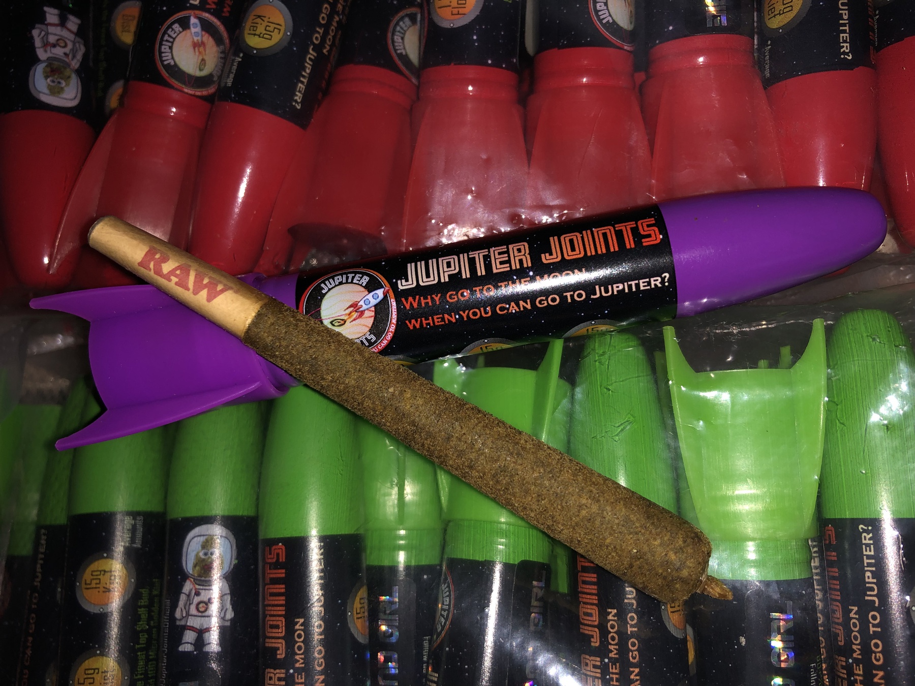 Jupiter Joint Watermelon Kush Indica Rocket Distillate/Kief Pre-Rolled Joint Product image