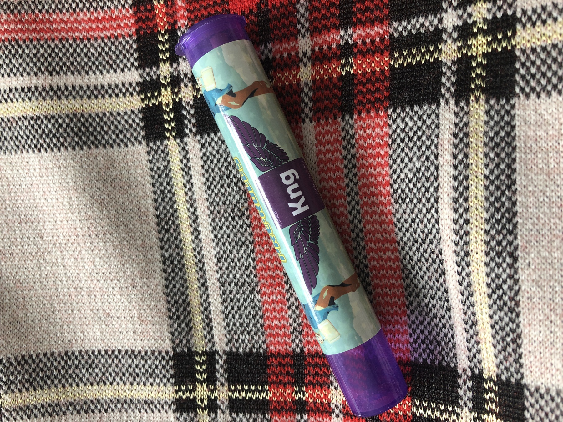 Private JET King Louis Indica Distillate/Kief wrapped Pre-Rolled Joint Product image