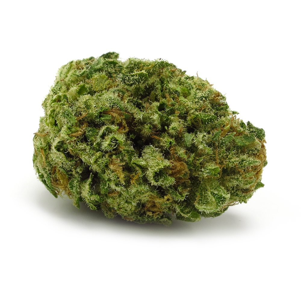 Cherry Puff harvested flower, as labeled by the cited photo source