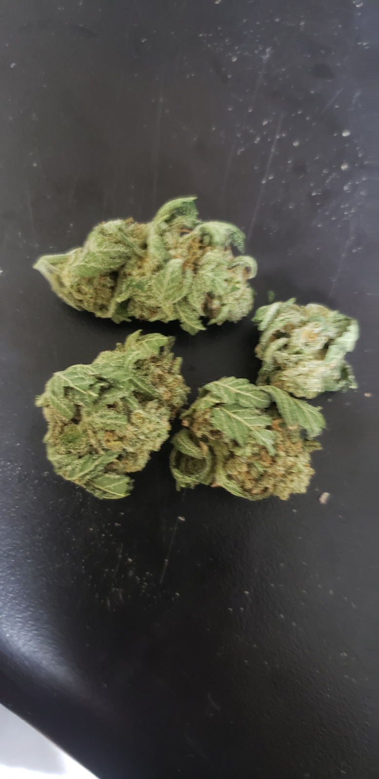 Kaboom harvested flower, as labeled by the cited photo source