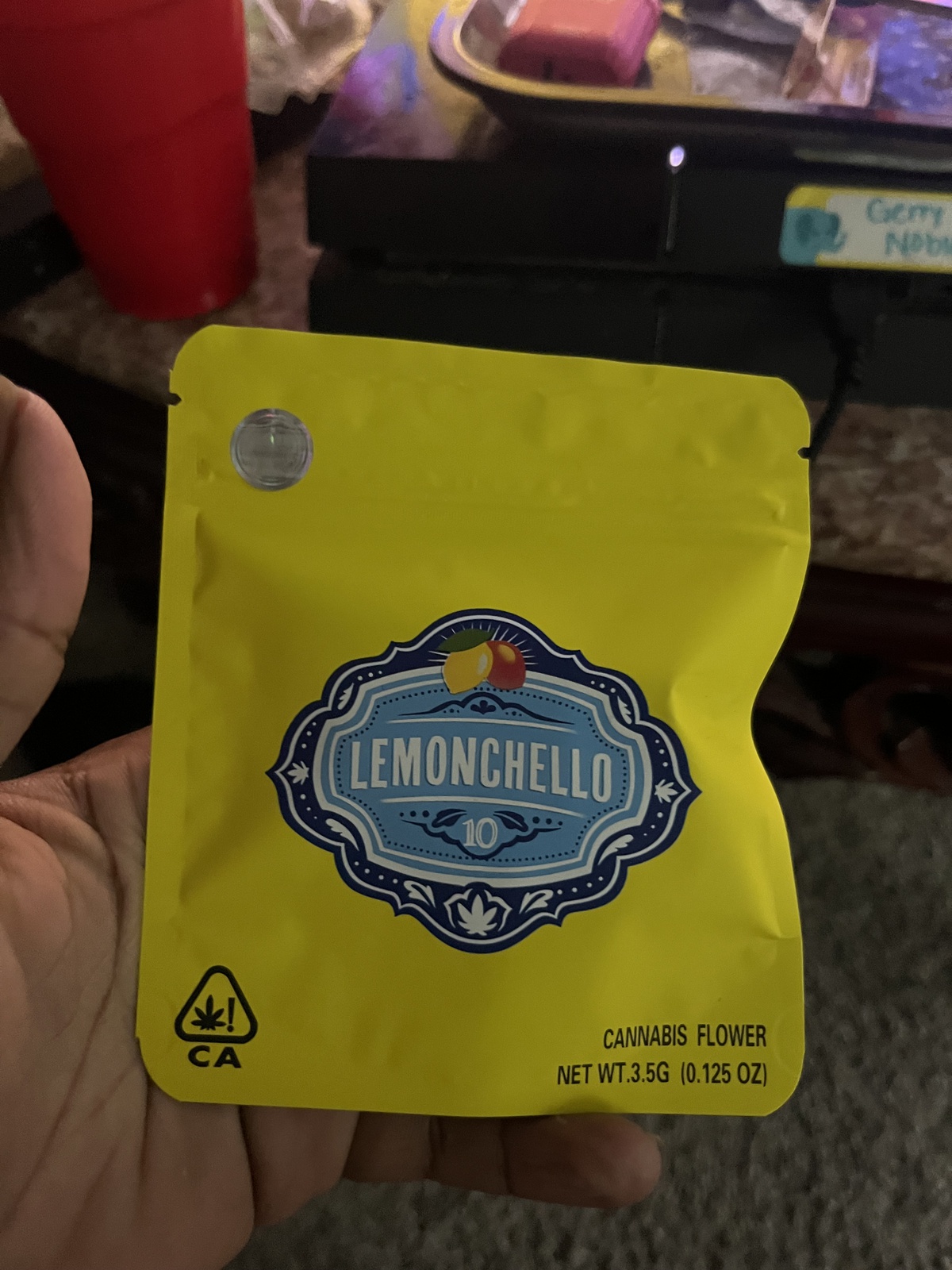 Lemonchello #10 product packaging, as labeled by the cited image source